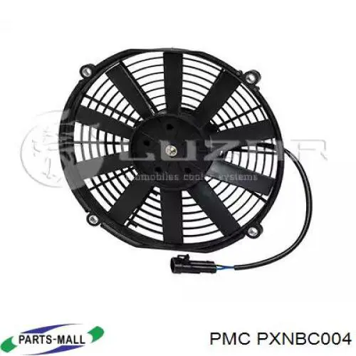 PXNBC004 Parts-Mall дифузор радіатора кондиціонера, в зборі з крильчаткою і двигуном