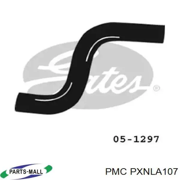 Патрубок системи охолодження Parts-Mall PXNLA107 ціна, від 5.19 USD