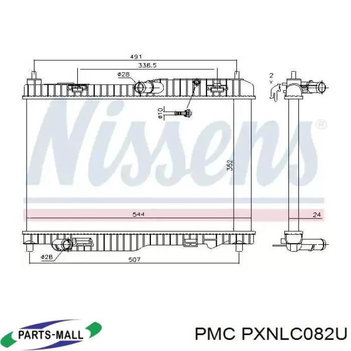 Parts-Mall PXNLC082U ціна, від 9.24 USD