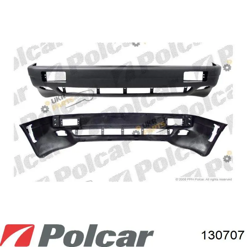 Передній бампер 130707 Polcar