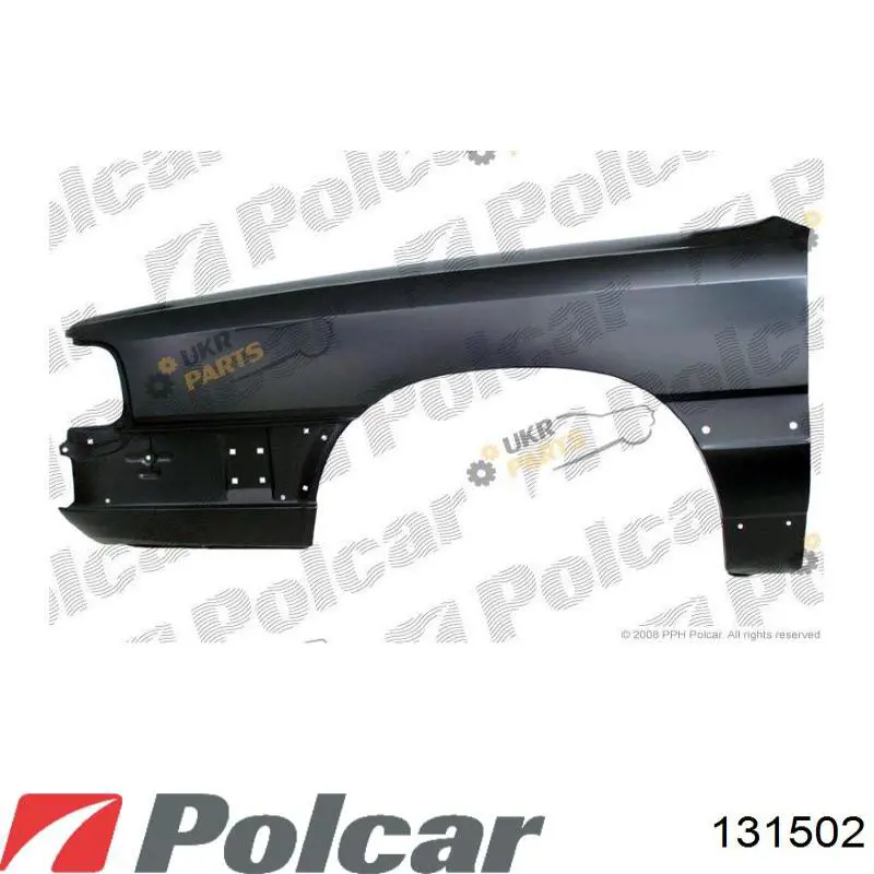 Крило переднє праве Polcar 131502 ціна, від 48.87 USD