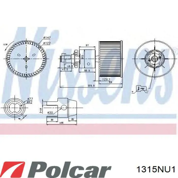 Двигун вентилятора пічки (обігрівача салону) Bosch 0130111112 ціна, від 37.73 USD