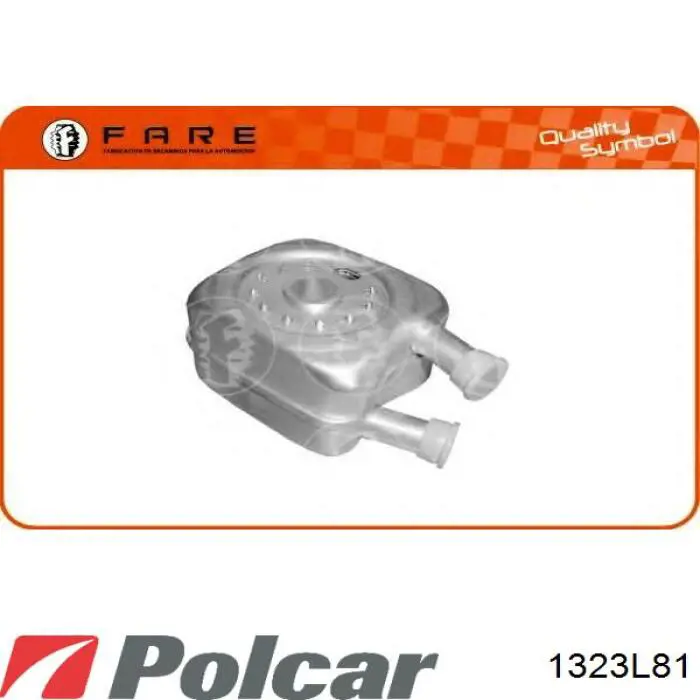 Радіатор масляний (холодильник), під фільтром 1323L81 Polcar