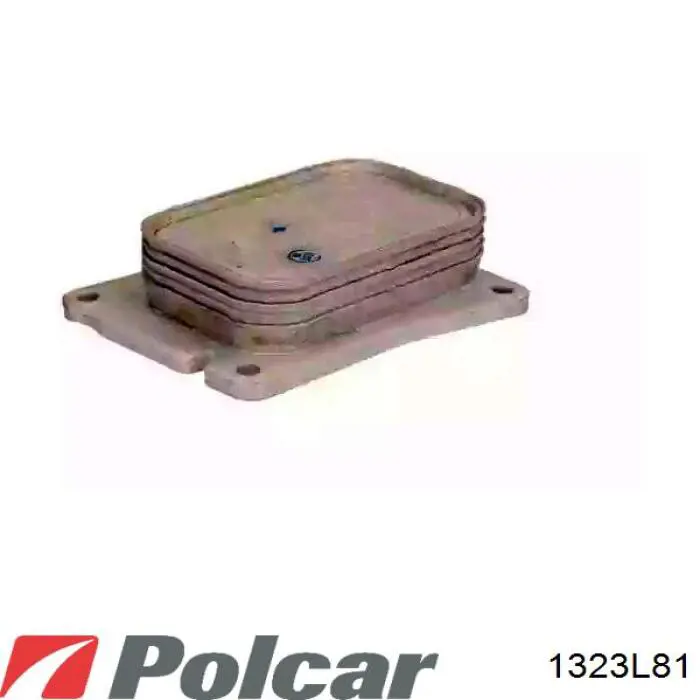 Радіатор масляний (холодильник), під фільтром Polcar 1323L81 ціна, від 19.40 USD