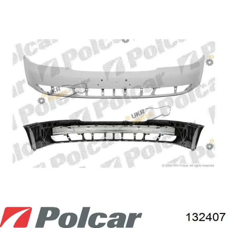 Купити 132407 Polcar Буфер (бампер) передній