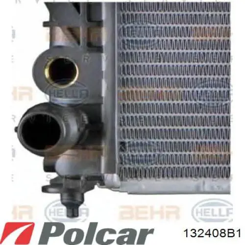 Купити 132408B1 Polcar Радіатор двигуна