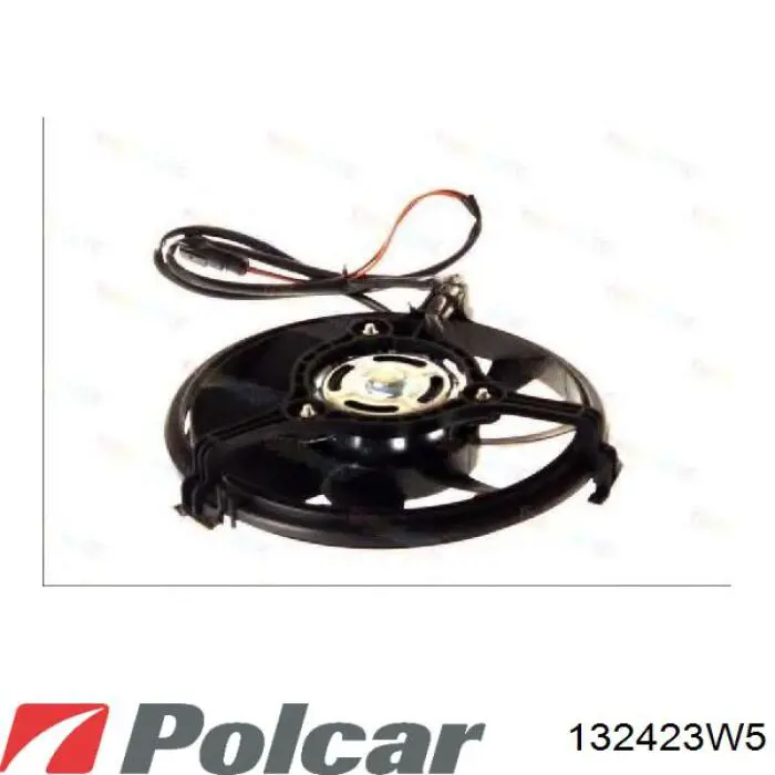 132423W5 Polcar електровентилятор охолодження в зборі (двигун + крильчатка)