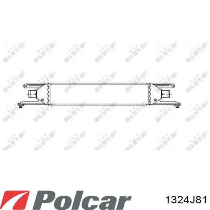 Система охолодження наддувочного повітря Polcar 1324J81 ціна, від 56.43 USD