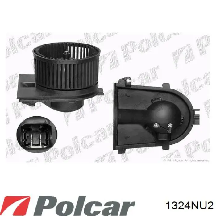 1324NU2 Polcar двигун вентилятора пічки (обігрівача салону)