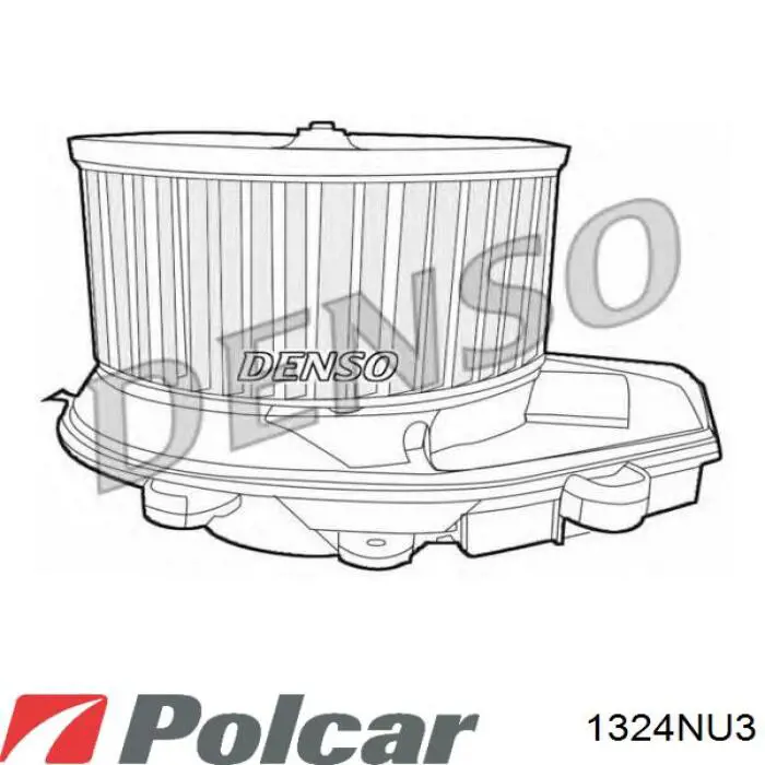 1324NU3 Polcar двигун вентилятора пічки (обігрівача салону)