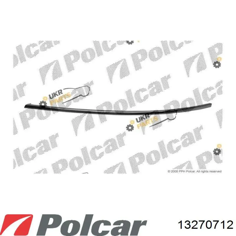 Молдинг переднього бампера, правий 13270712 Polcar