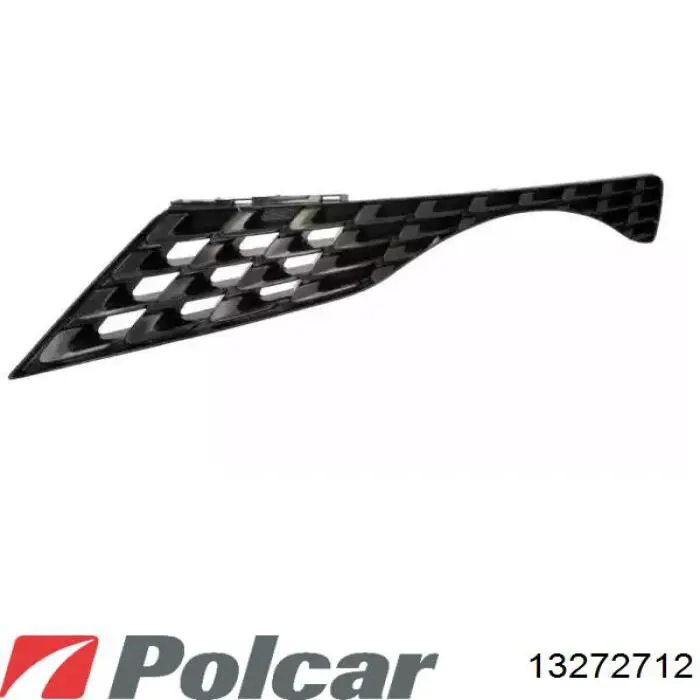 Заглушка/ решітка протитуманних фар бампера переднього, права 13272712 Polcar