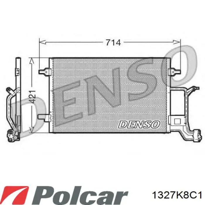 Конденсатор кондиціонера Peugeot/Citroen 035308 ціна, від 12.67 USD