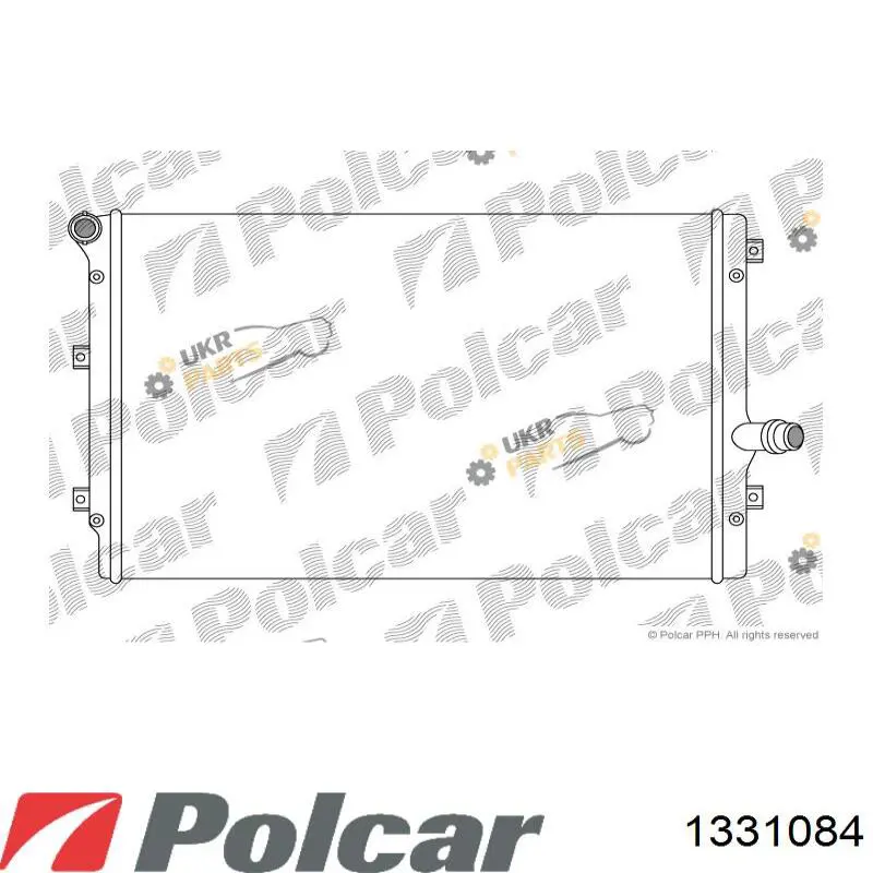 Радіатор 1331084 Polcar