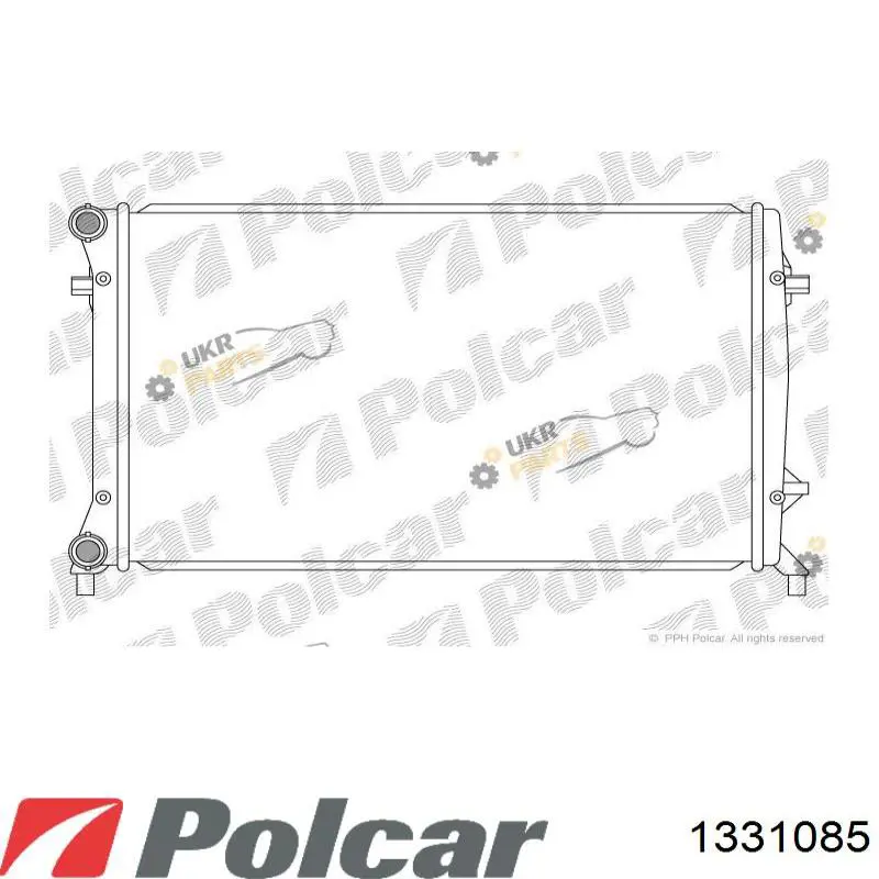 1331085 Polcar радіатор охолодження двигуна