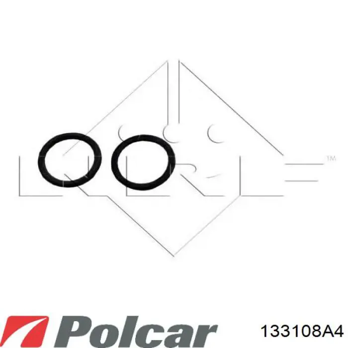 133108A4 Polcar радіатор охолодження двигуна
