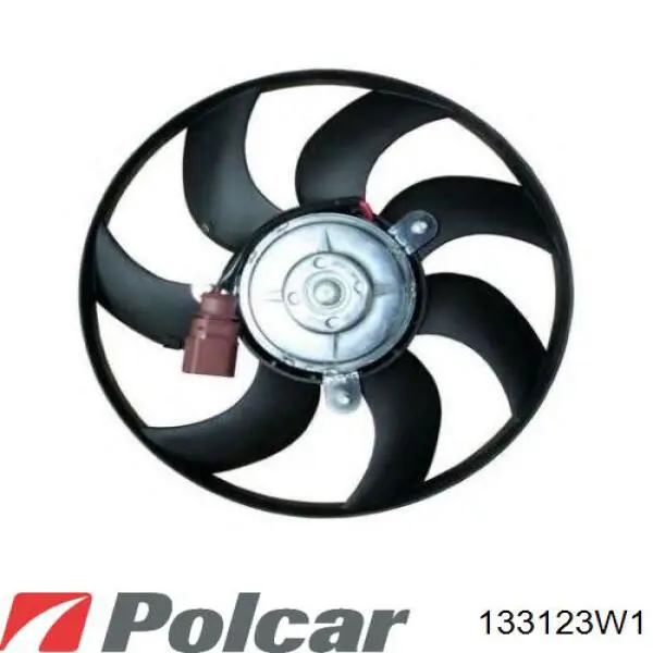 Вентилятор системи охолодження лівий Polcar 133123W1 ціна, від 87.59 USD