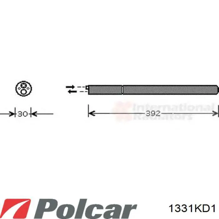 1331KD1 Polcar ресивер-осушувач кондиціонера