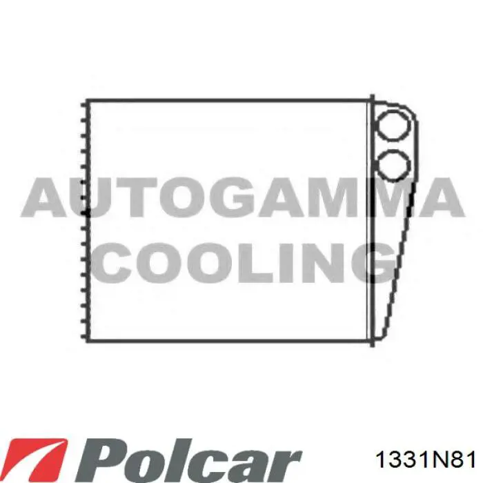 Радіатор обігрівача Polcar 1331N81