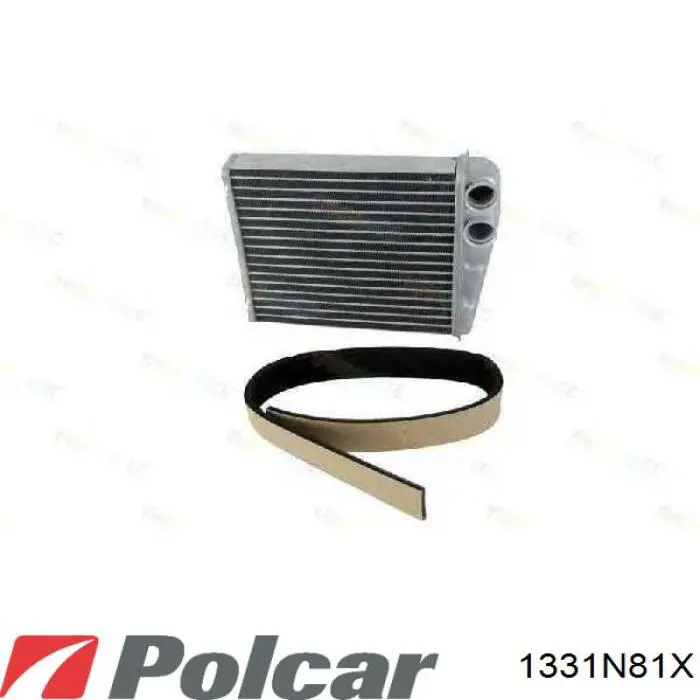 1331N81X Polcar Радіатор опалювача салону