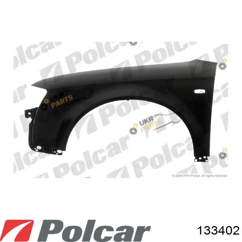 Крило переднє праве Polcar 133402 ціна, від 49.91 USD