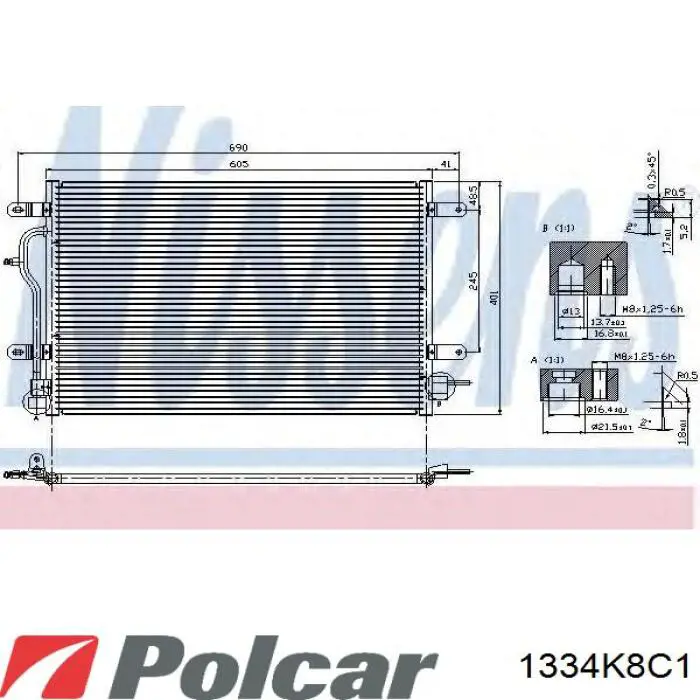 1334K8C1 Polcar Конденсатор