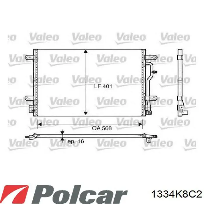 1334K8C2 Polcar Конденсатор