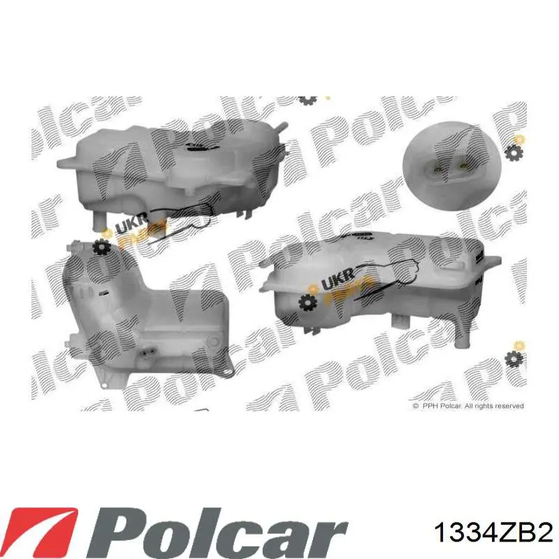 Бачок системи охолодження 1334ZB2 Polcar