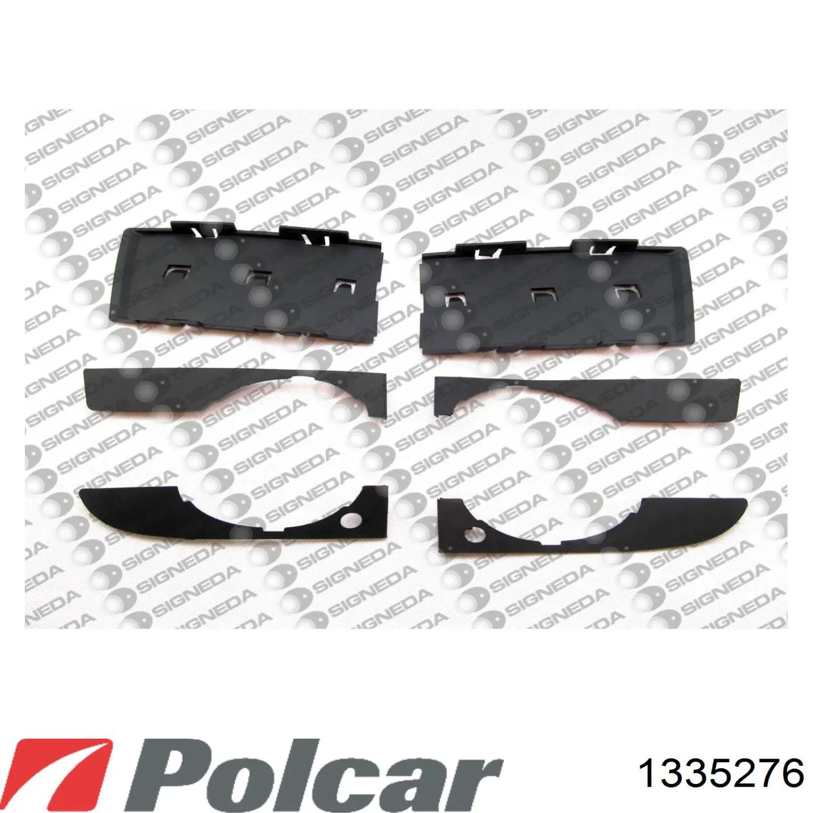 Обід (окантовка) фари противотуманної, правої Polcar 1335276 ціна, від 2.86 USD
