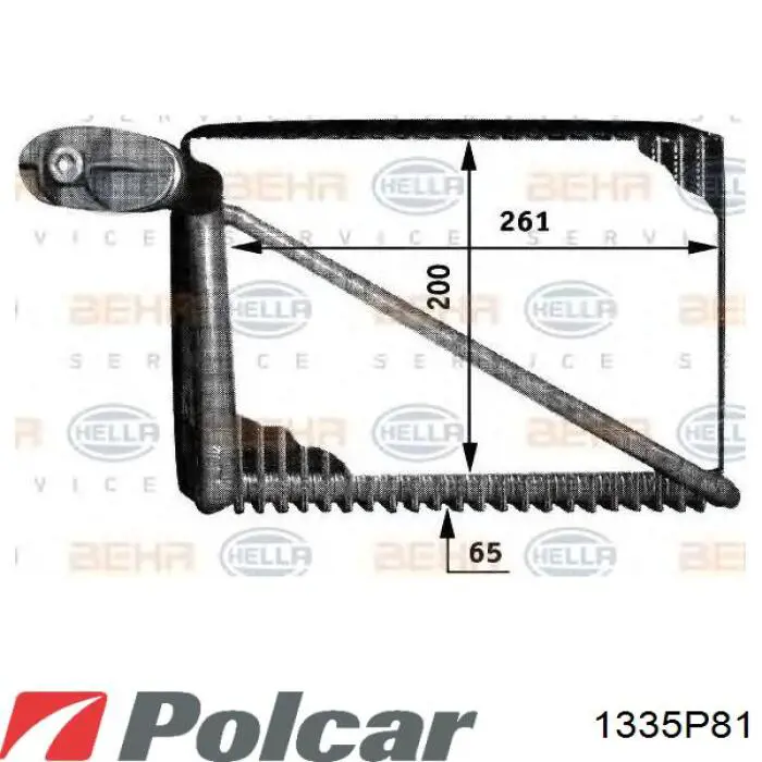 1335P81 Polcar Охолоджувач повітря