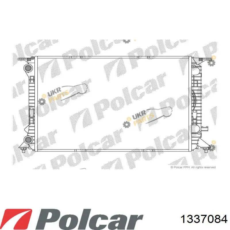 1337084 Polcar Радіатор охолодження двигуна
