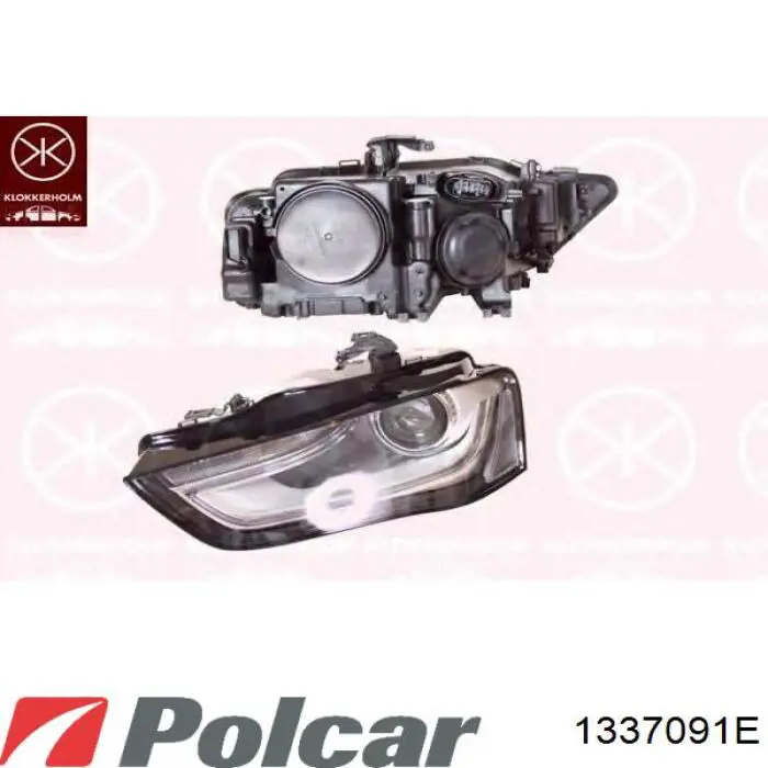 1337091E Polcar Фара дальнього світла в зборі