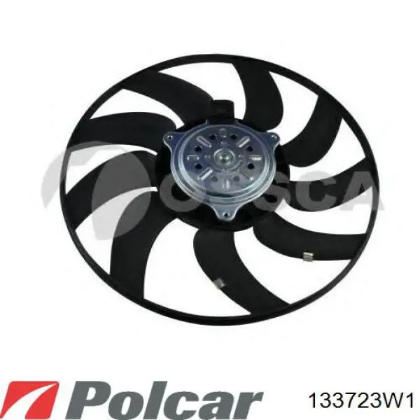 Дифузор (кожух) радіатора охолодження 133723W1 Polcar