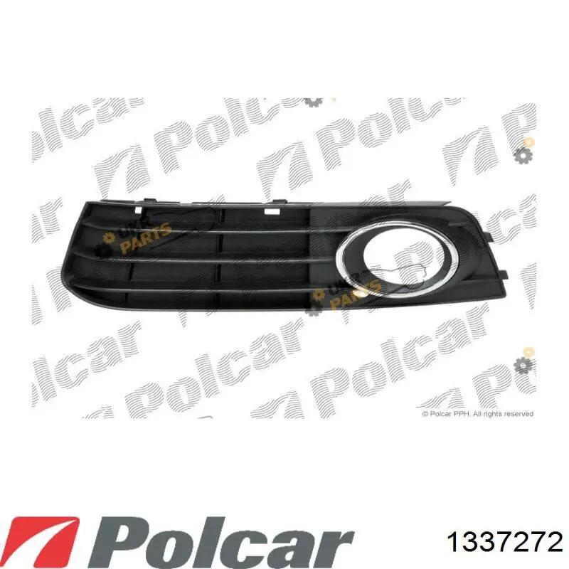 Решітка переднього бампера, ліва Polcar 1337272 ціна, від 8.43 USD