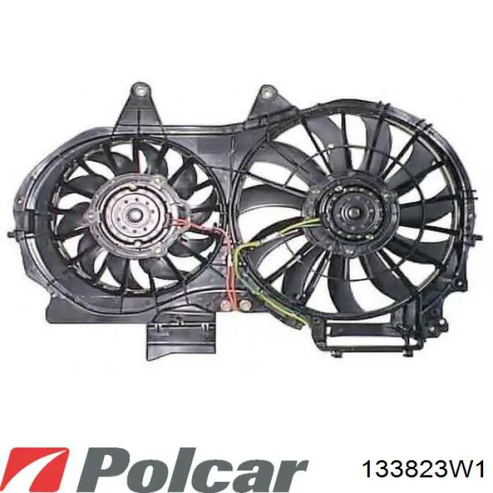 Дифузор (кожух) радіатора охолодження 133823W1 Polcar