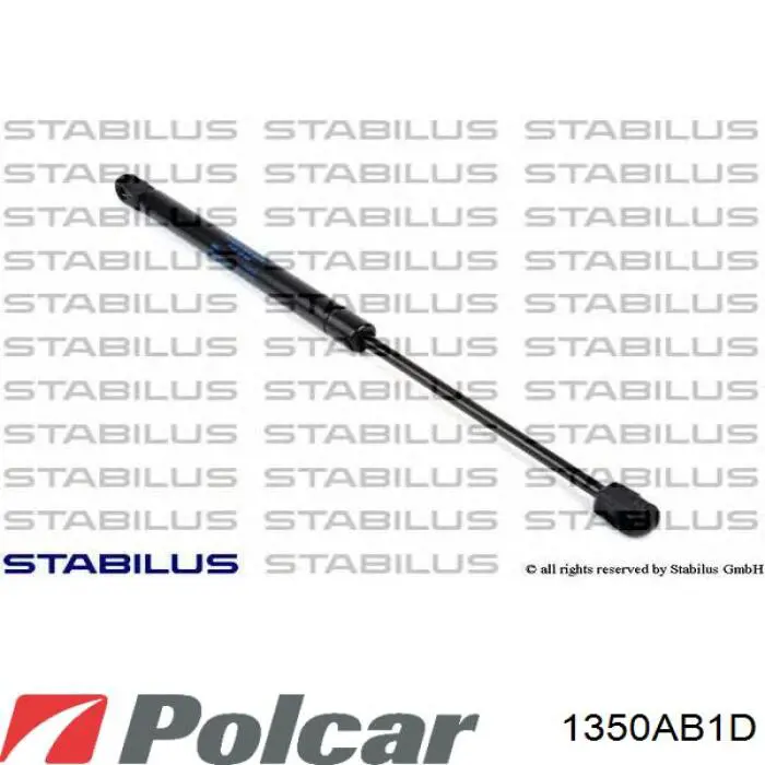 Амортизатор двері задньої Polcar 1350AB1D ціна, від 8.23 USD