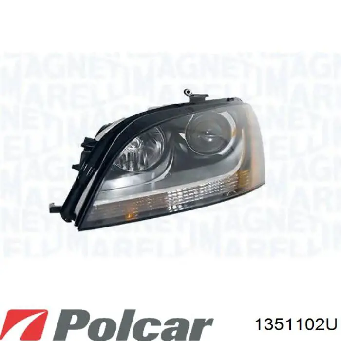 Фара правая Polcar 1351102U ціна, від 460.20 USD