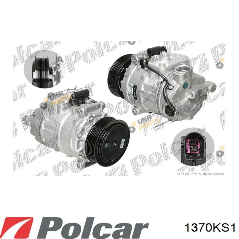 Компресор кондиціонера 1370KS1 Polcar