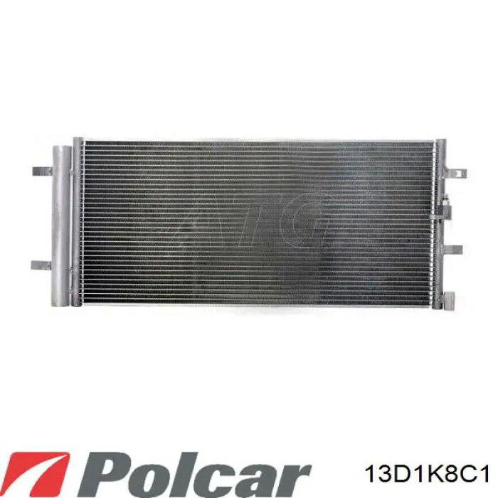 Купити 13D1K8C1 Polcar Радіатор системи охолодження кондиціонера