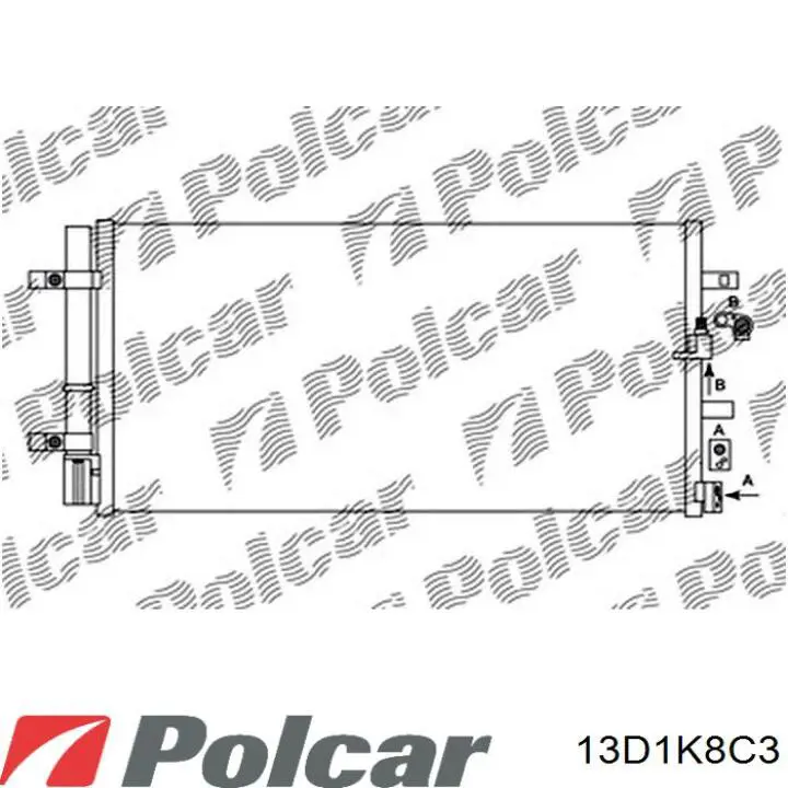13D1K8C3 Polcar Конденсатор