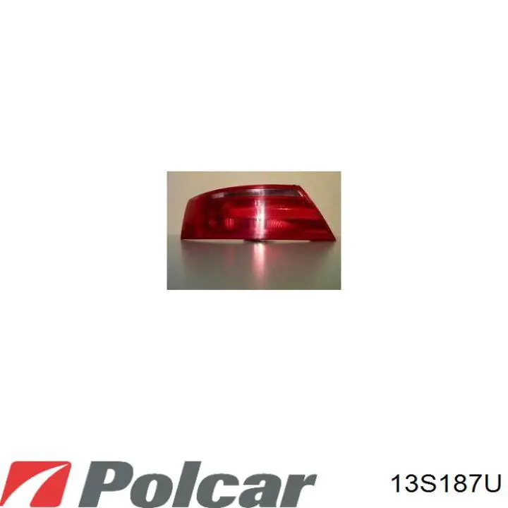 13S187U Polcar ліхтар задній лівий, зовнішній