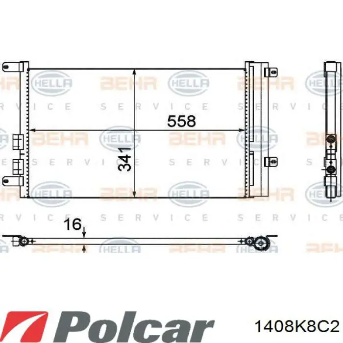 1408K8C2 Polcar Конденсатор