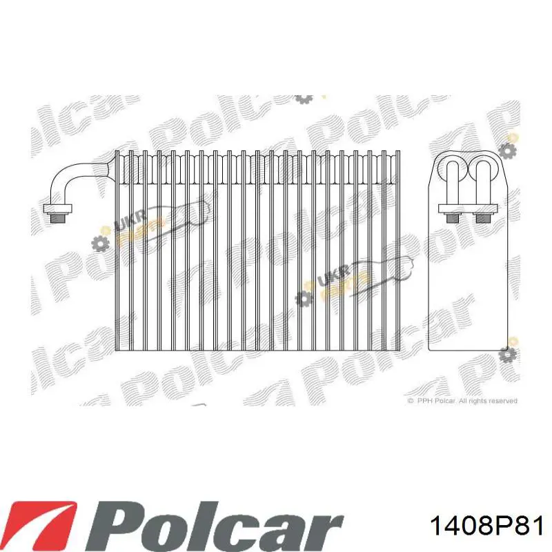 Купити 60779419 Fiat/Alfa/Lancia Радіатор опалювача салону