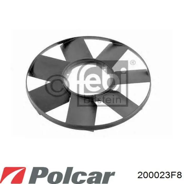 Вентилятор/крильчатка радіатора охолодження 200023F8 Polcar