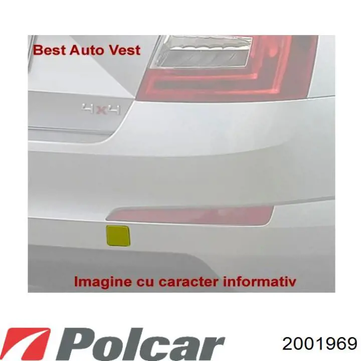 Заглушки буксирувального гака 2001969 Polcar