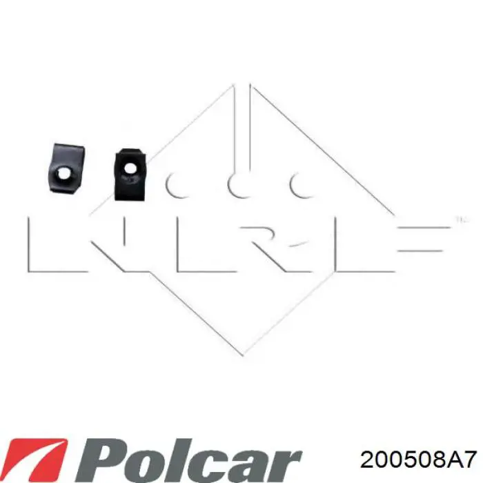 200508A7 Polcar радіатор охолодження двигуна