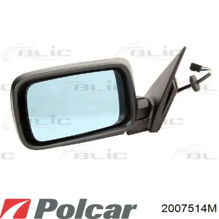 2007514M Polcar дзеркальний елемент дзеркала заднього виду, лівого