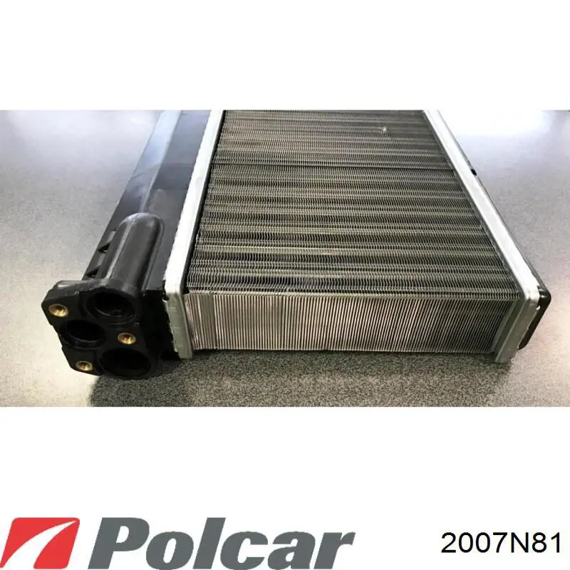 2007N81 Polcar Радіатор опалювача салону