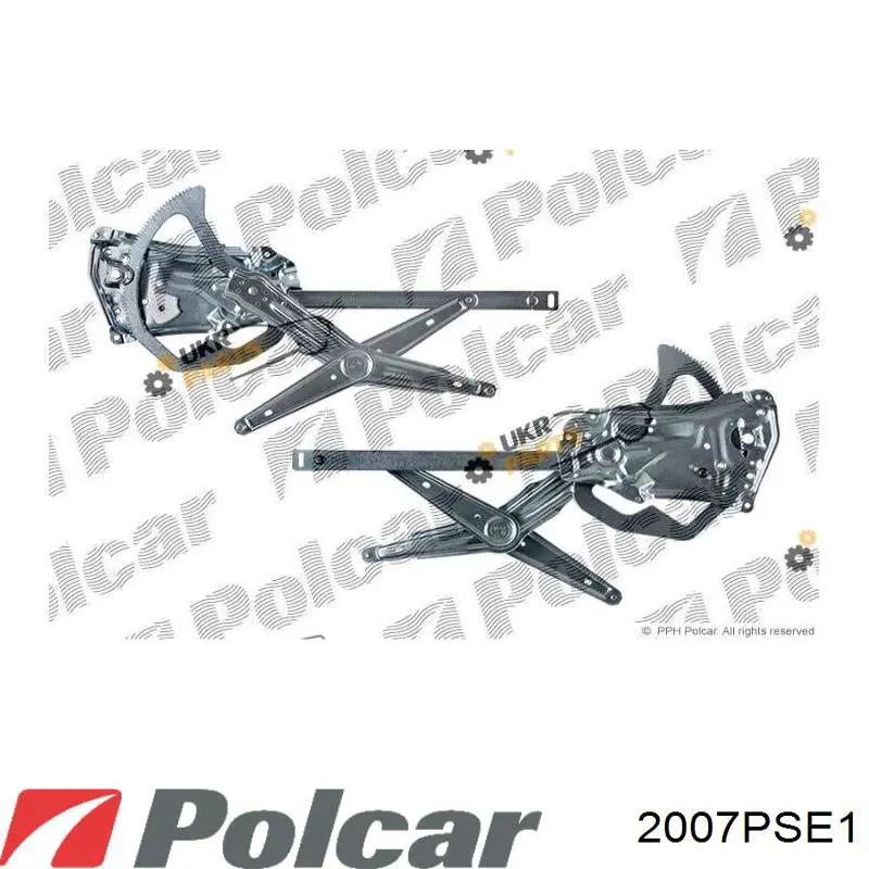 Склопідйомник передньої лівої двері 2007PSE1 Polcar