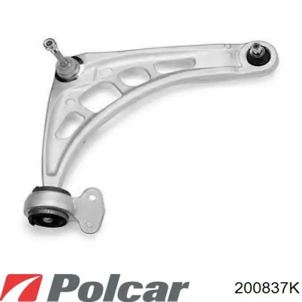 Важіль передньої підвіски нижній, лівий 200837K Polcar